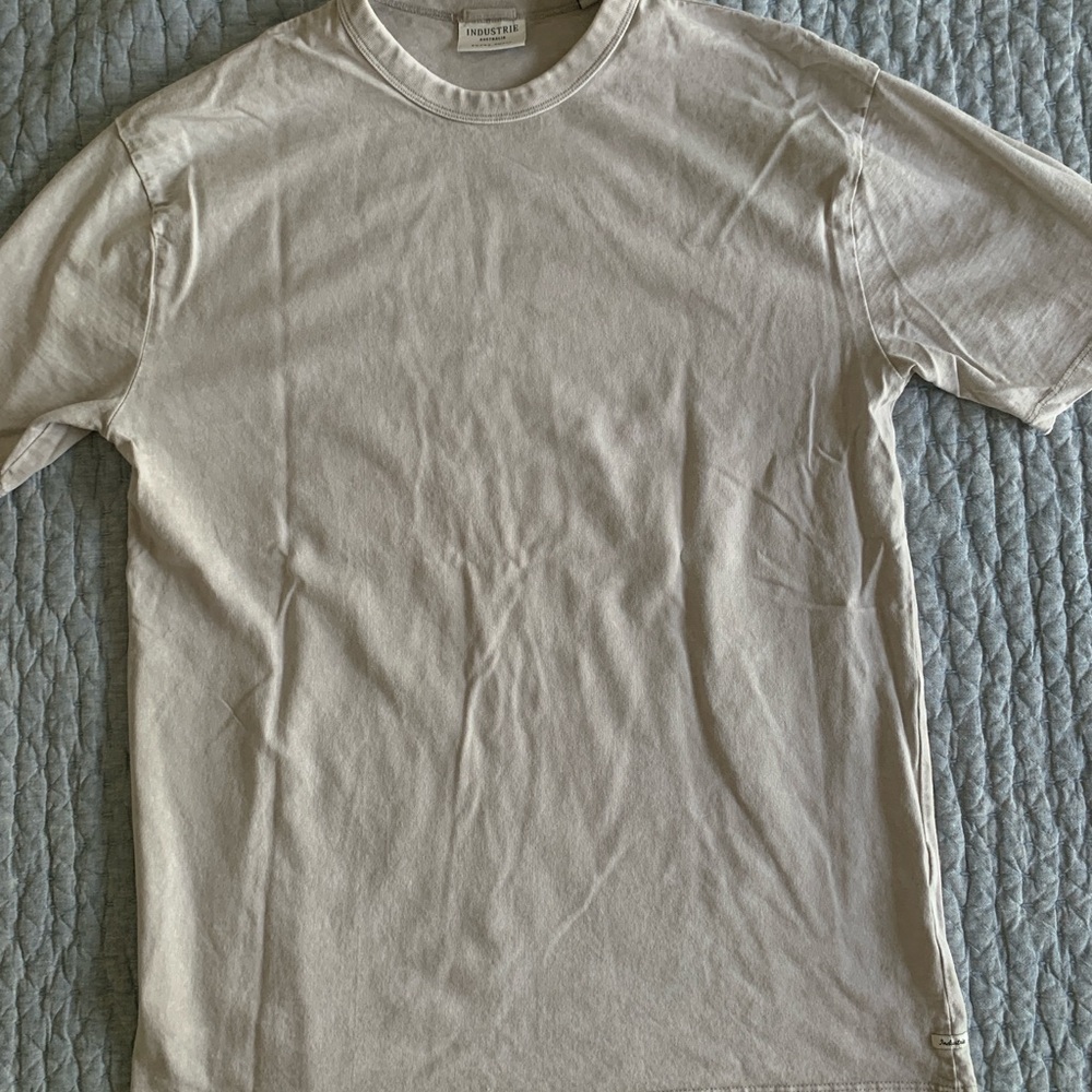 Acid Washed White Tee